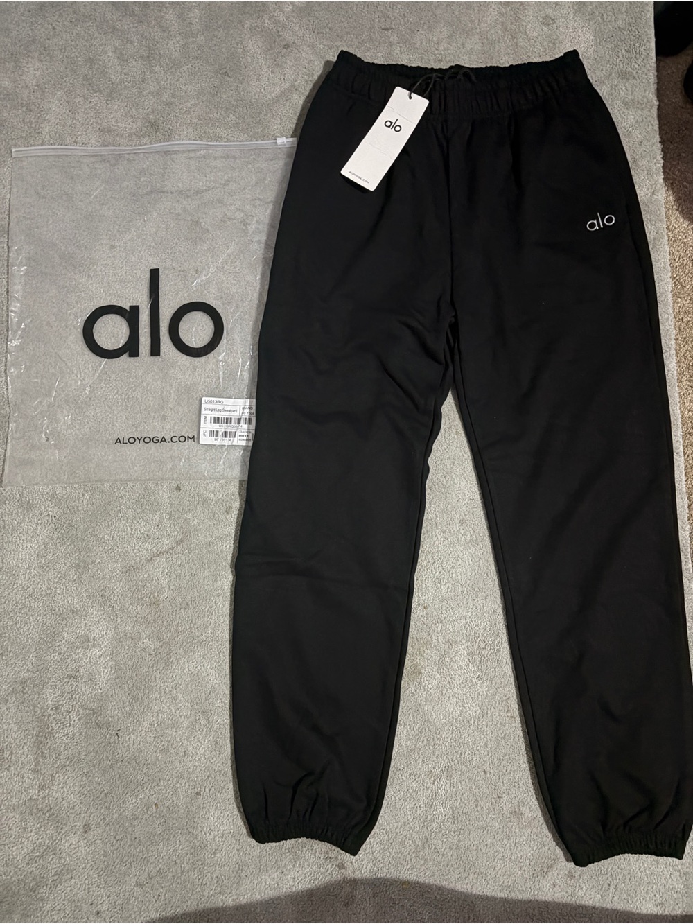 ALO Yoga Black Men's Jogger Sweatpants